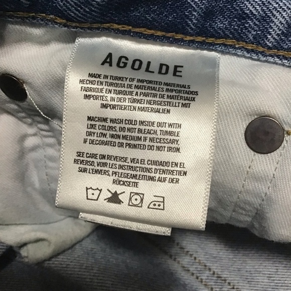 AGOLDE Mid Rise Relaxed Boot Jeans Size 30. - Picture 8 of 11
